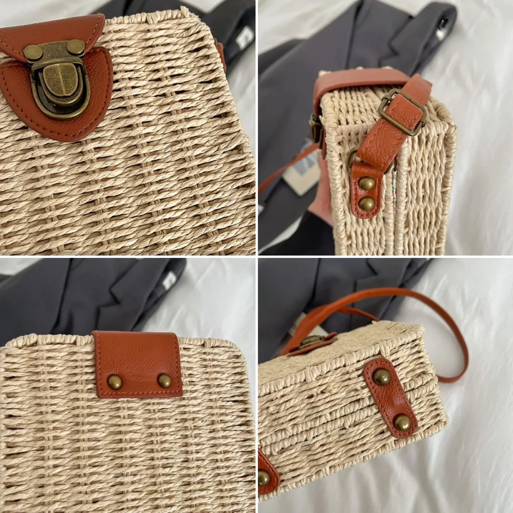 Hazzel™ Woven Crossbody Bag