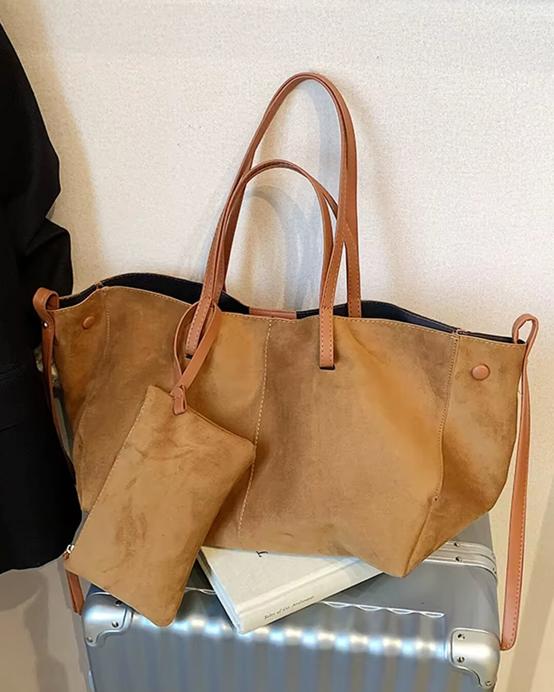 Adriana Suède Tote Tas
