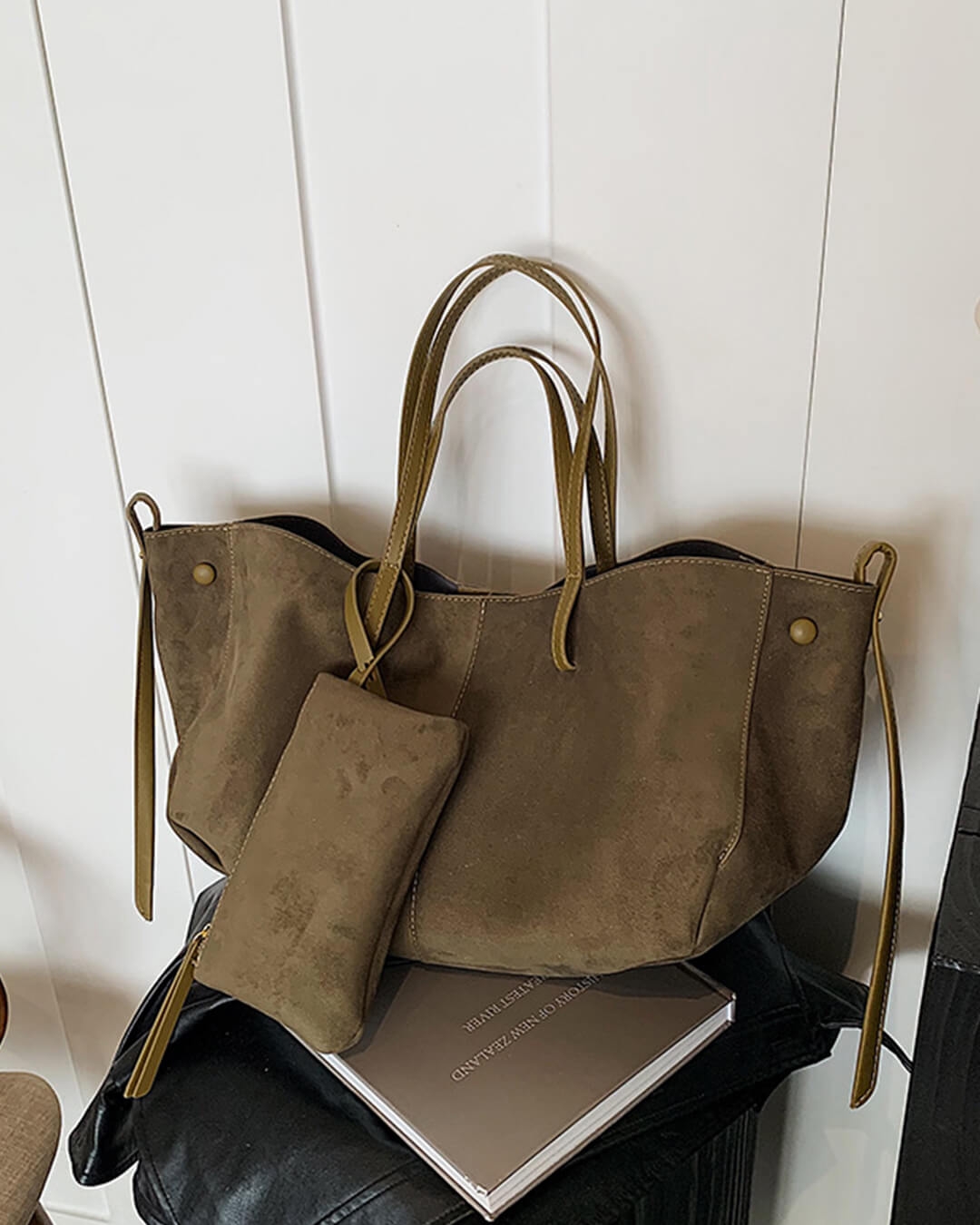 Adriana Suède Tote Tas
