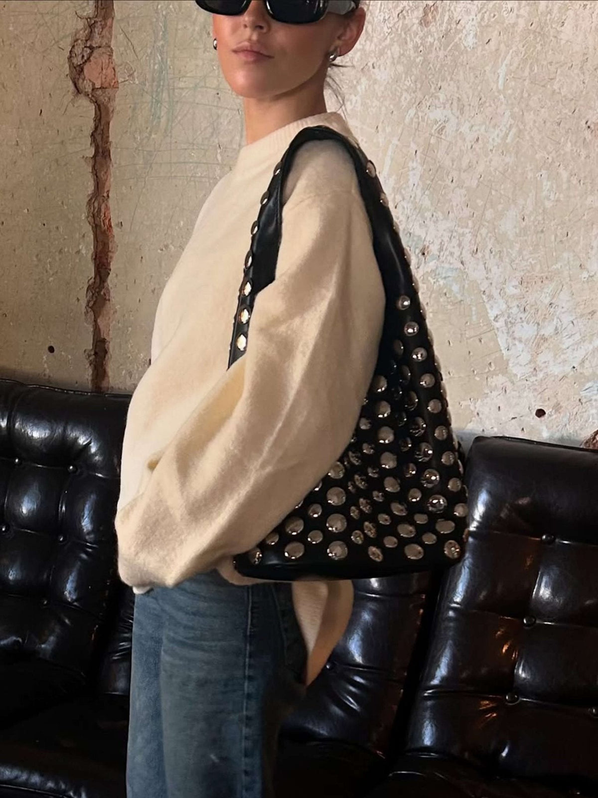 Alva Studded Emmer Tas