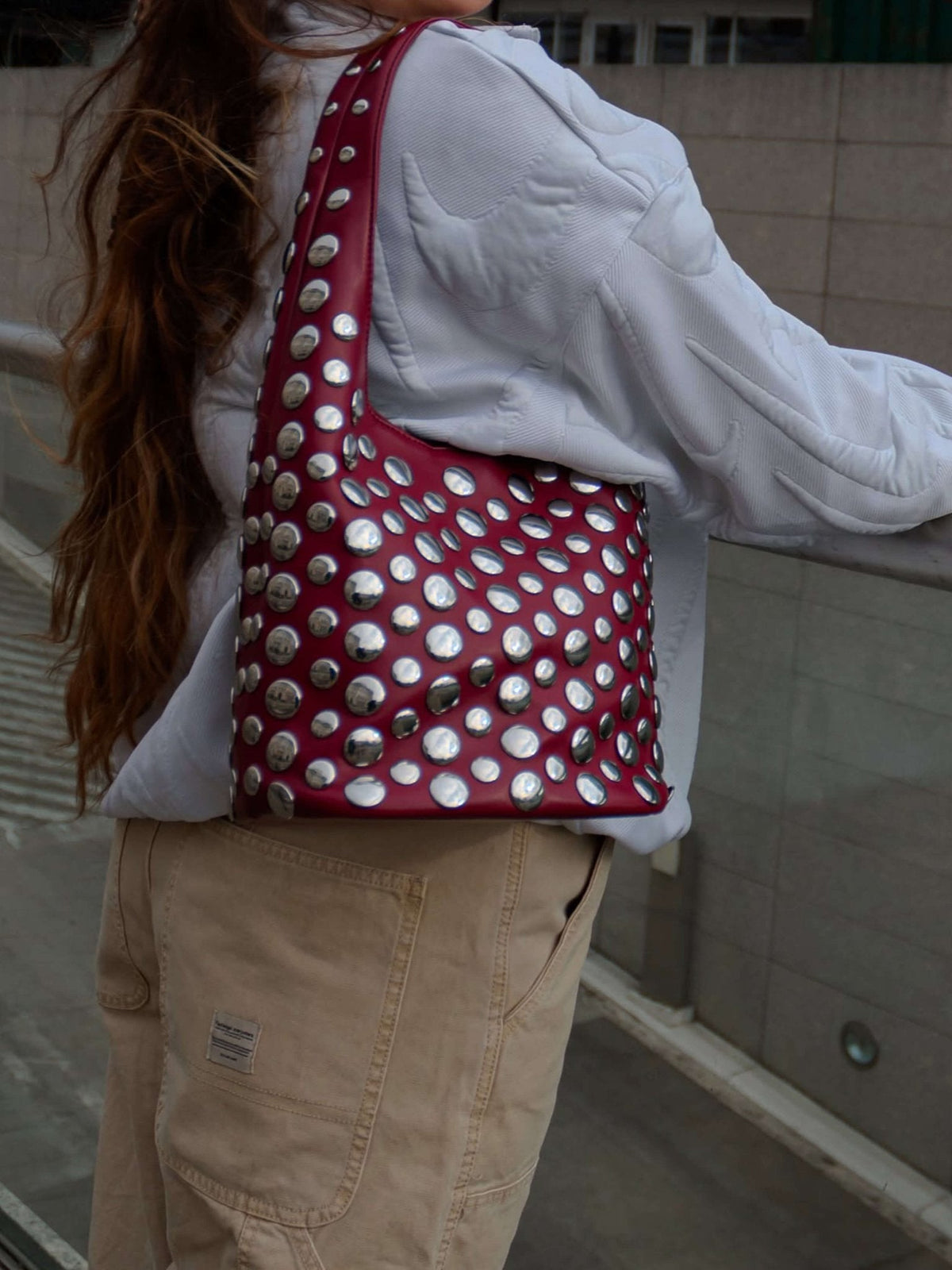 Alva Studded Emmer Tas