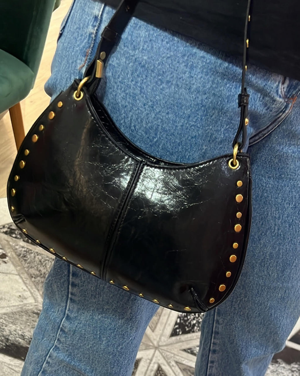 Claudia Tas met Gouden Details