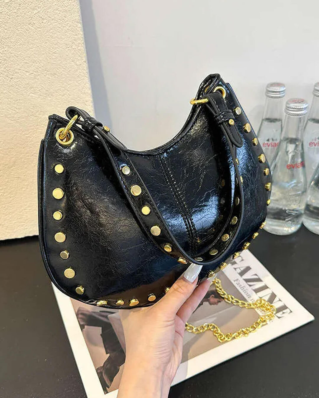 Claudia Tas met Gouden Details