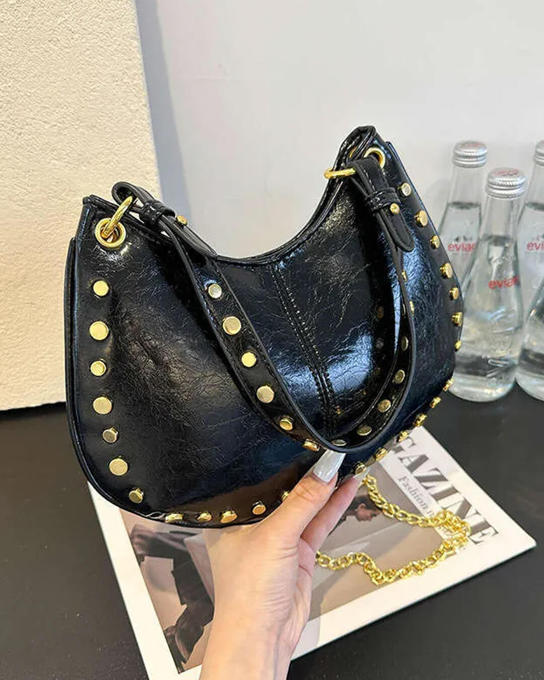 Claudia Tas met Gouden Details