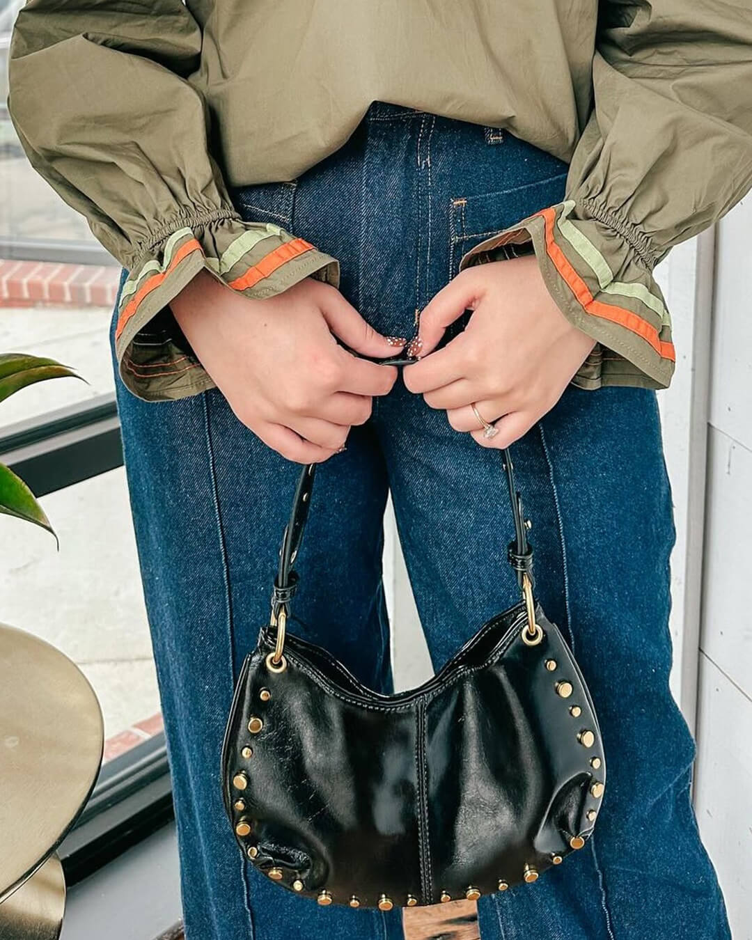 Claudia Tas met Gouden Details