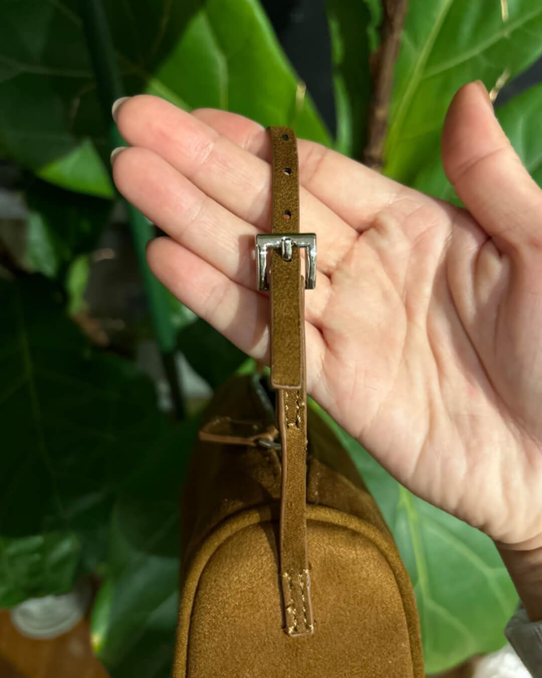 Ellaine Suède Mini Schoudertas