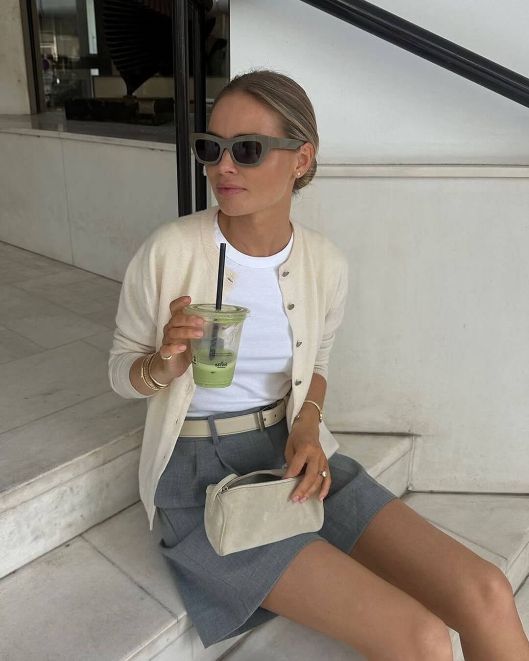 Ellaine Suède Mini Schoudertas