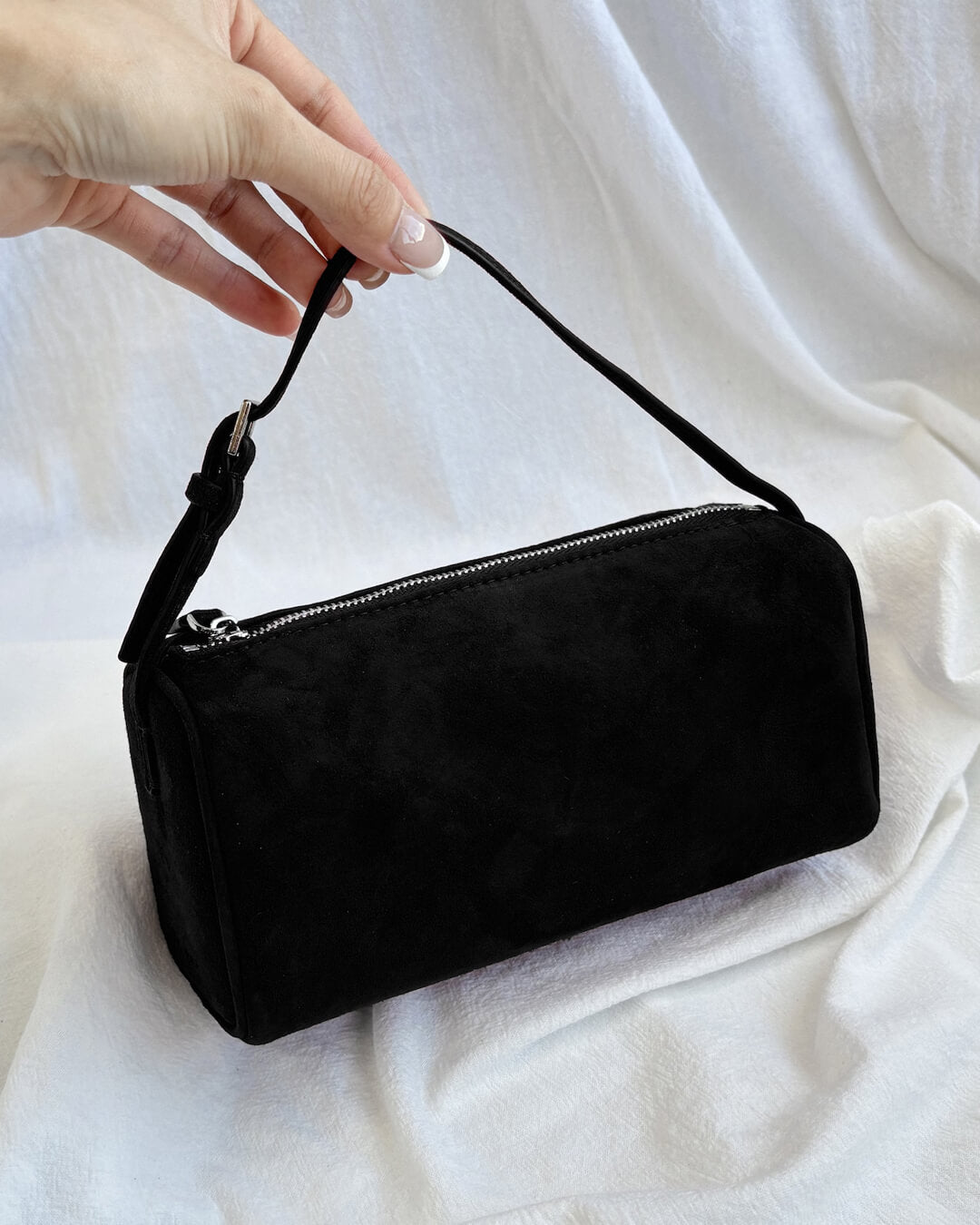 Ellaine Suède Mini Schoudertas