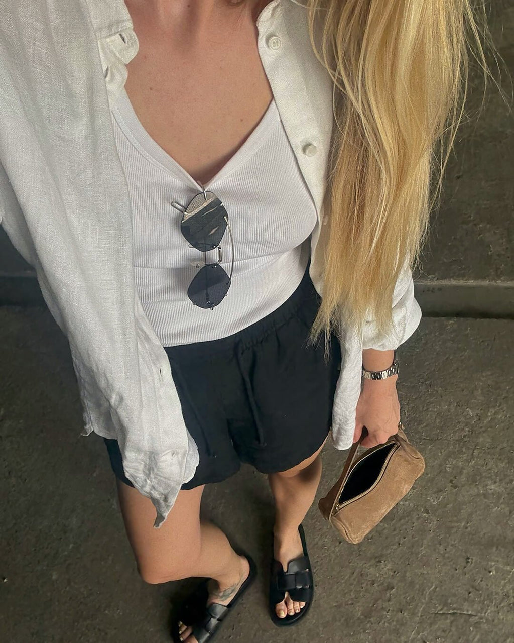 Ellaine Suède Mini Schoudertas