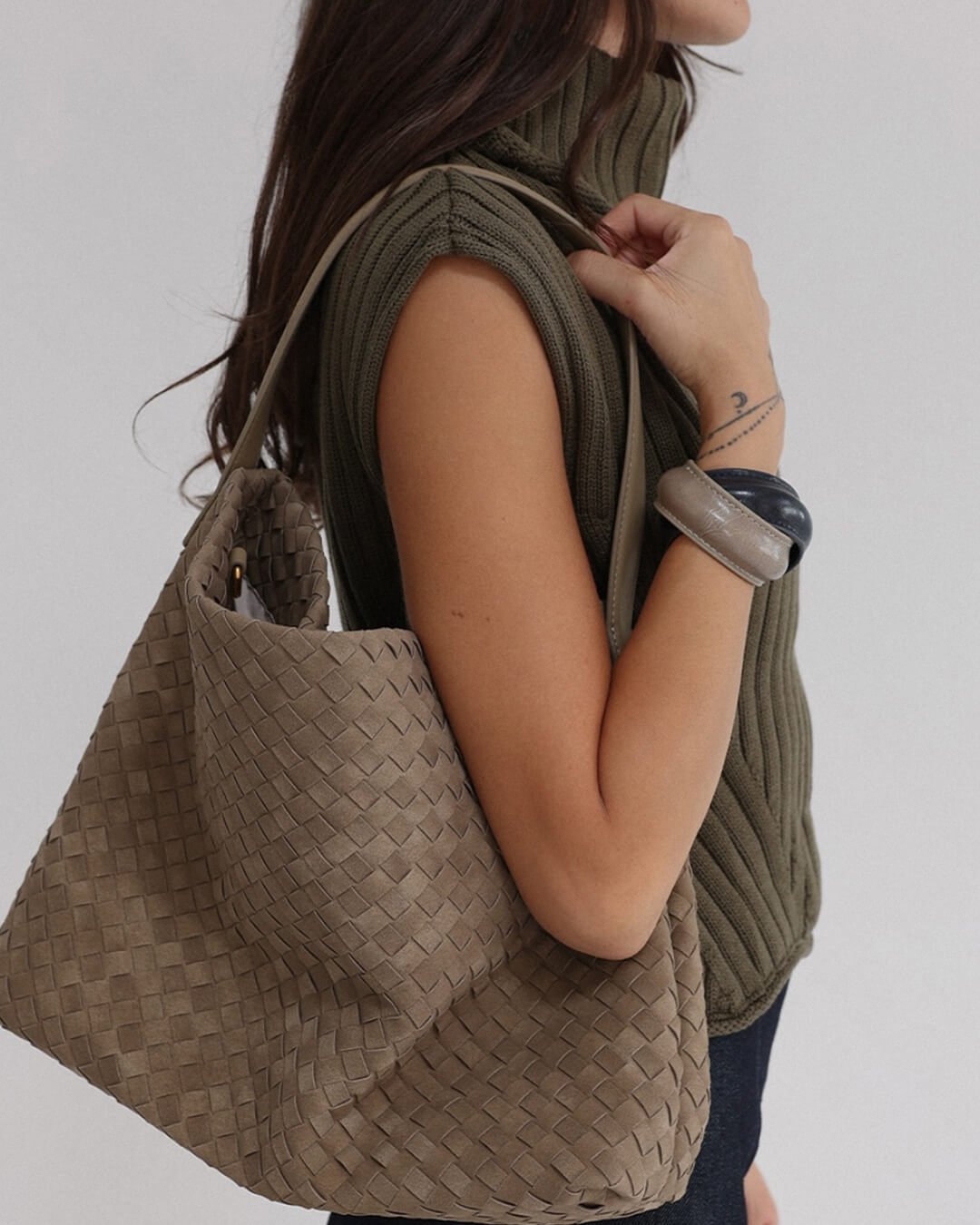 Marceline Suède Tote Tas