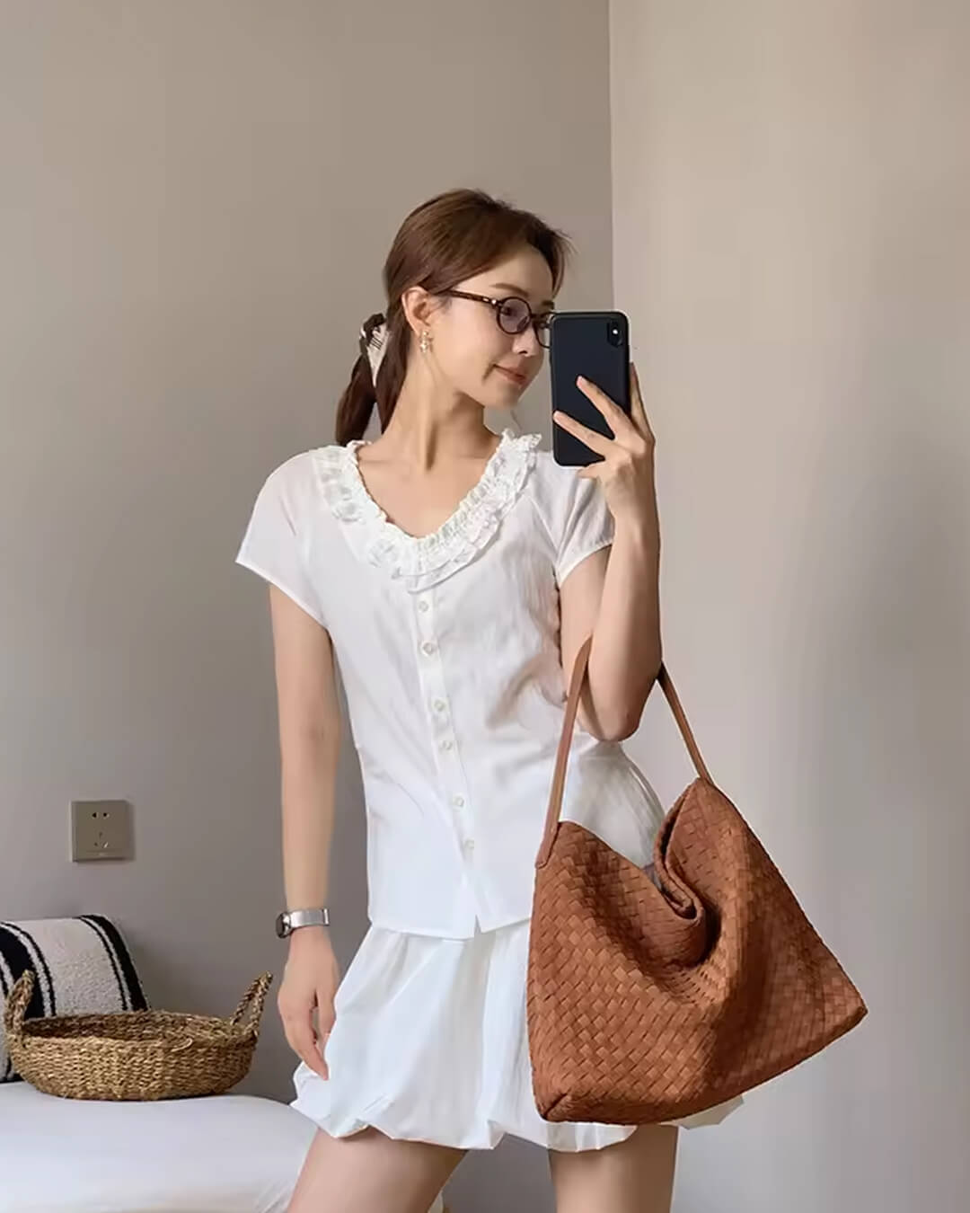 Marceline Suède Tote Tas