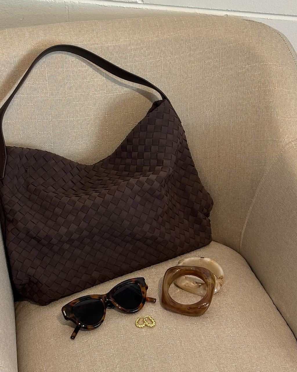 Marceline Suède Tote Tas