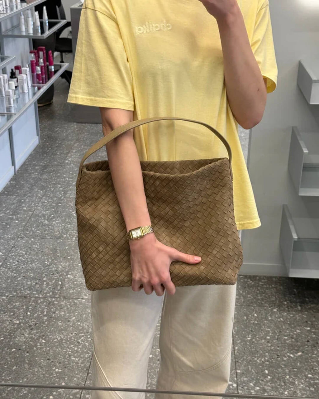 Marceline Suède Tote Tas