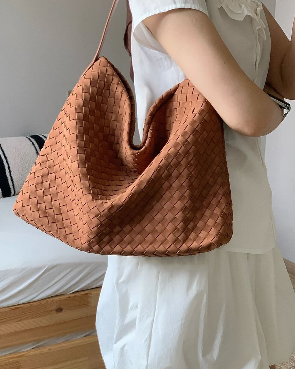 Marceline Suède Tote Tas