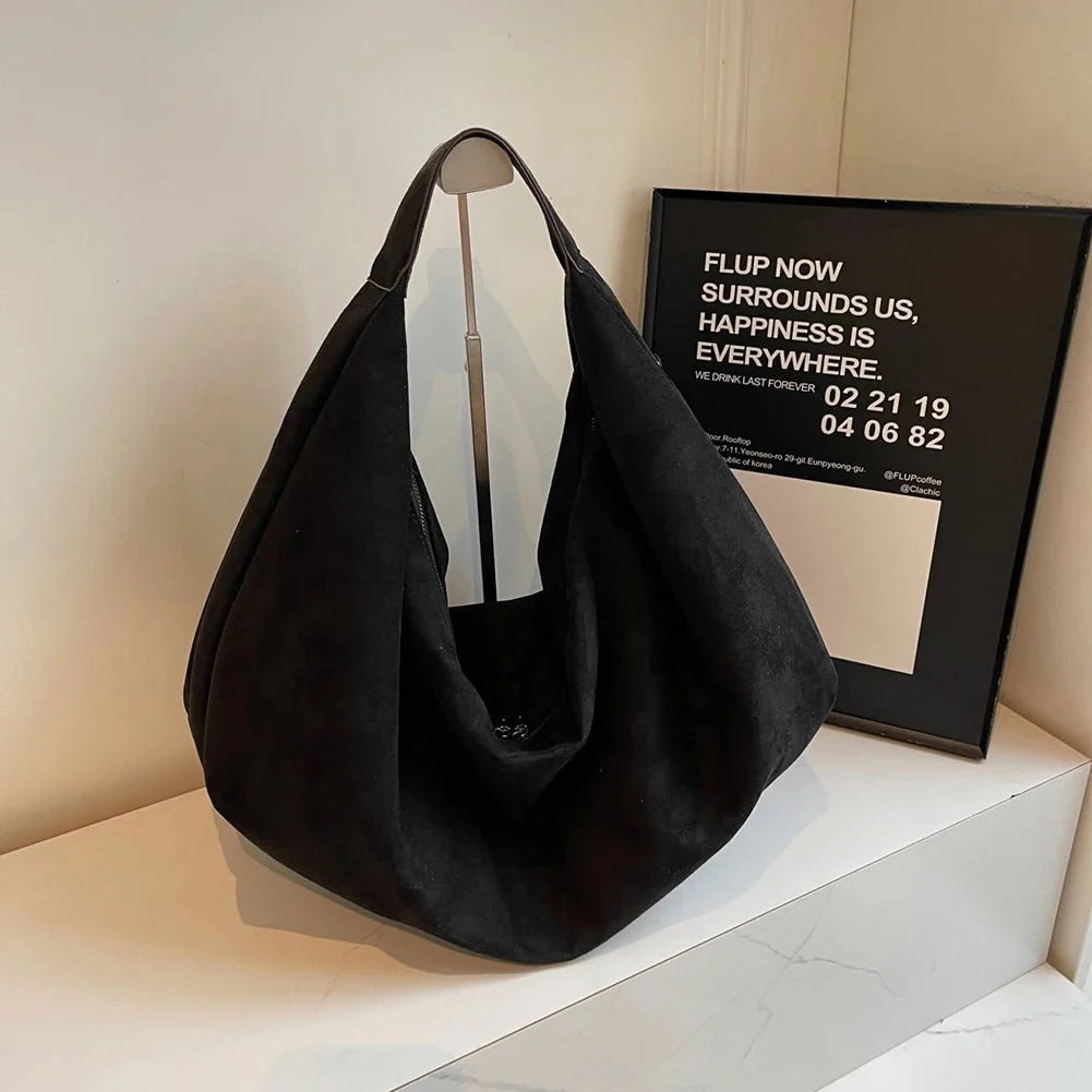 Odette Suède Hobo Handtas