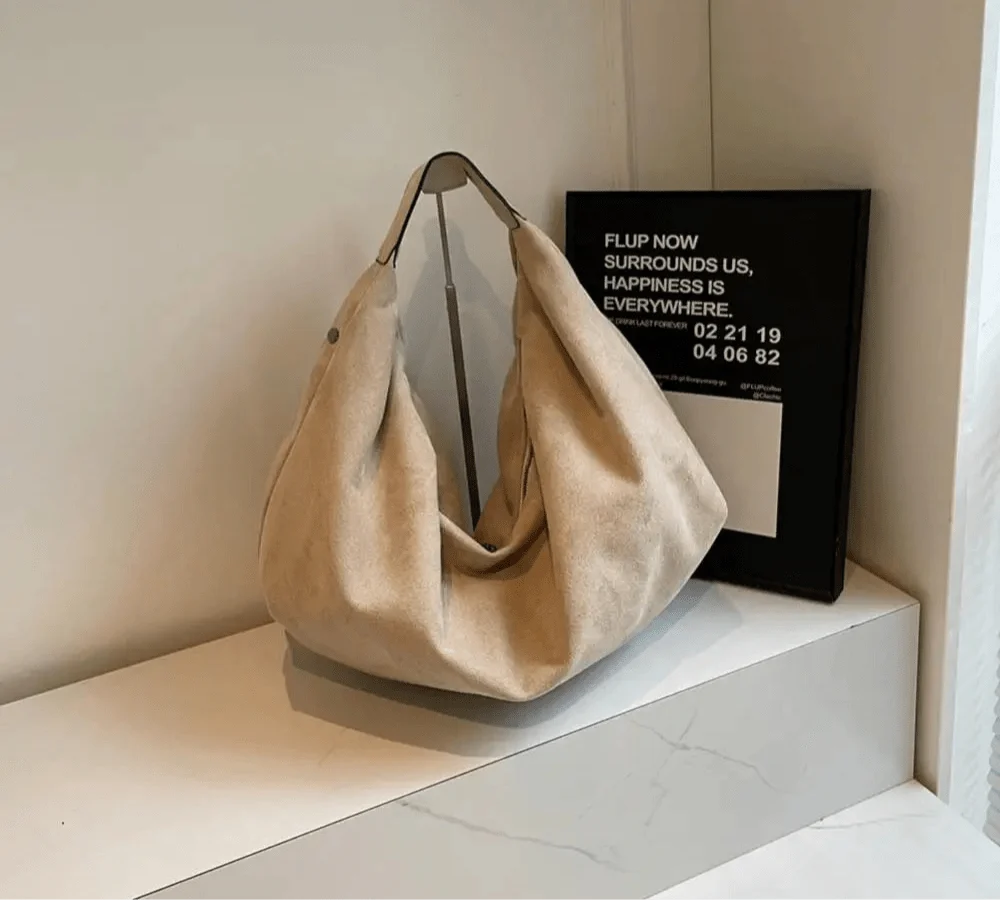 Odette Suède Hobo Handtas