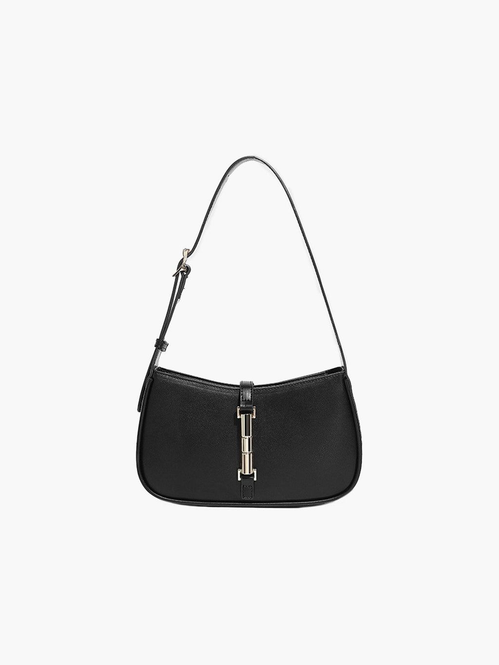 Roze clutch met bandje