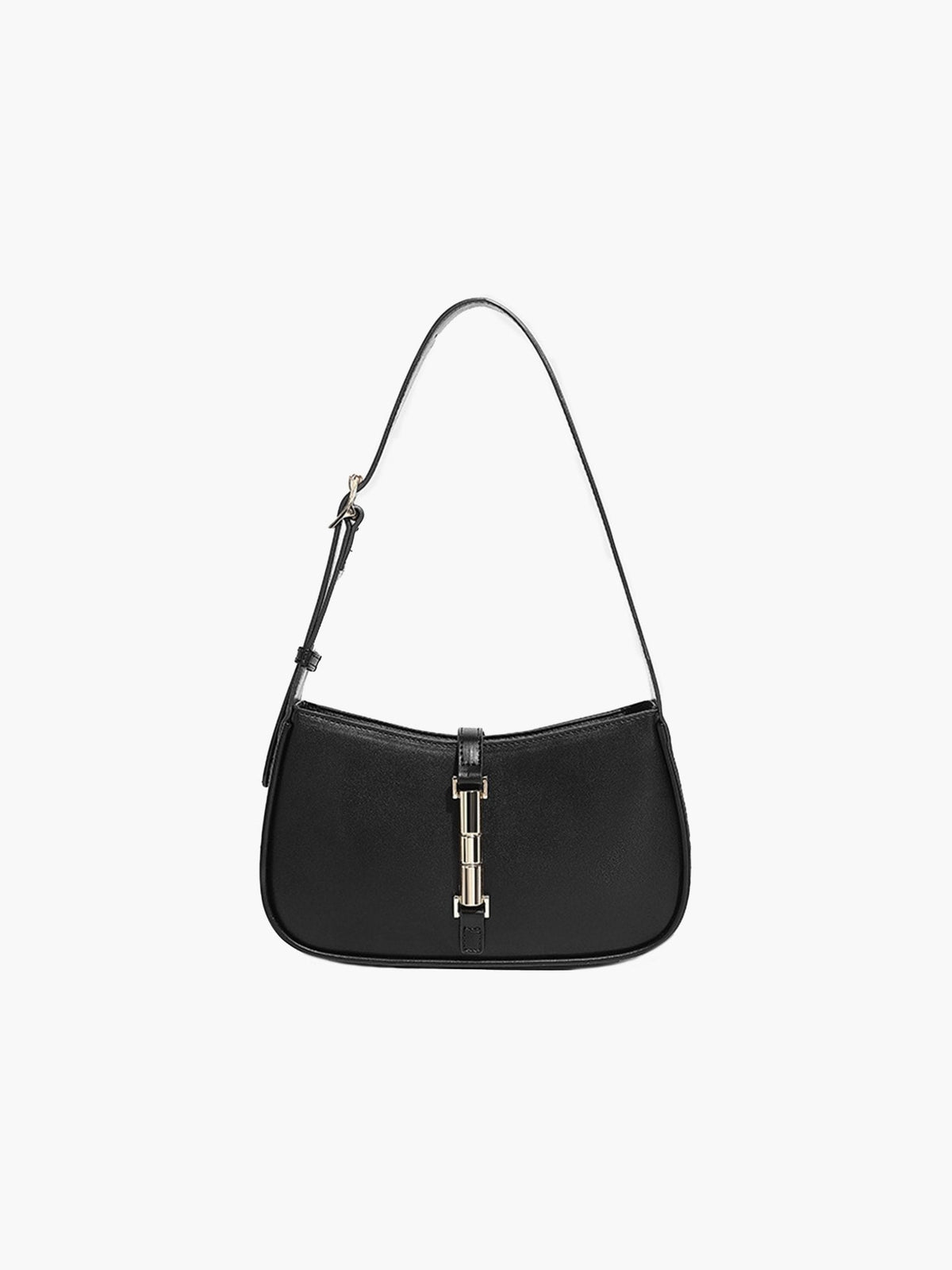 Roze clutch met bandje