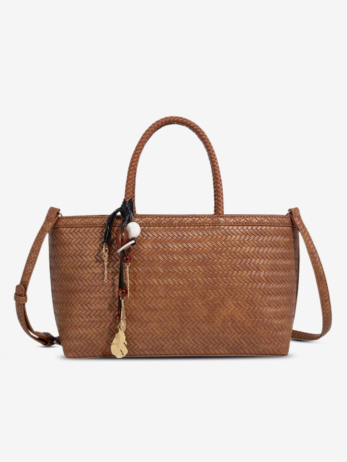 Isla Gevlochten Tote Tas