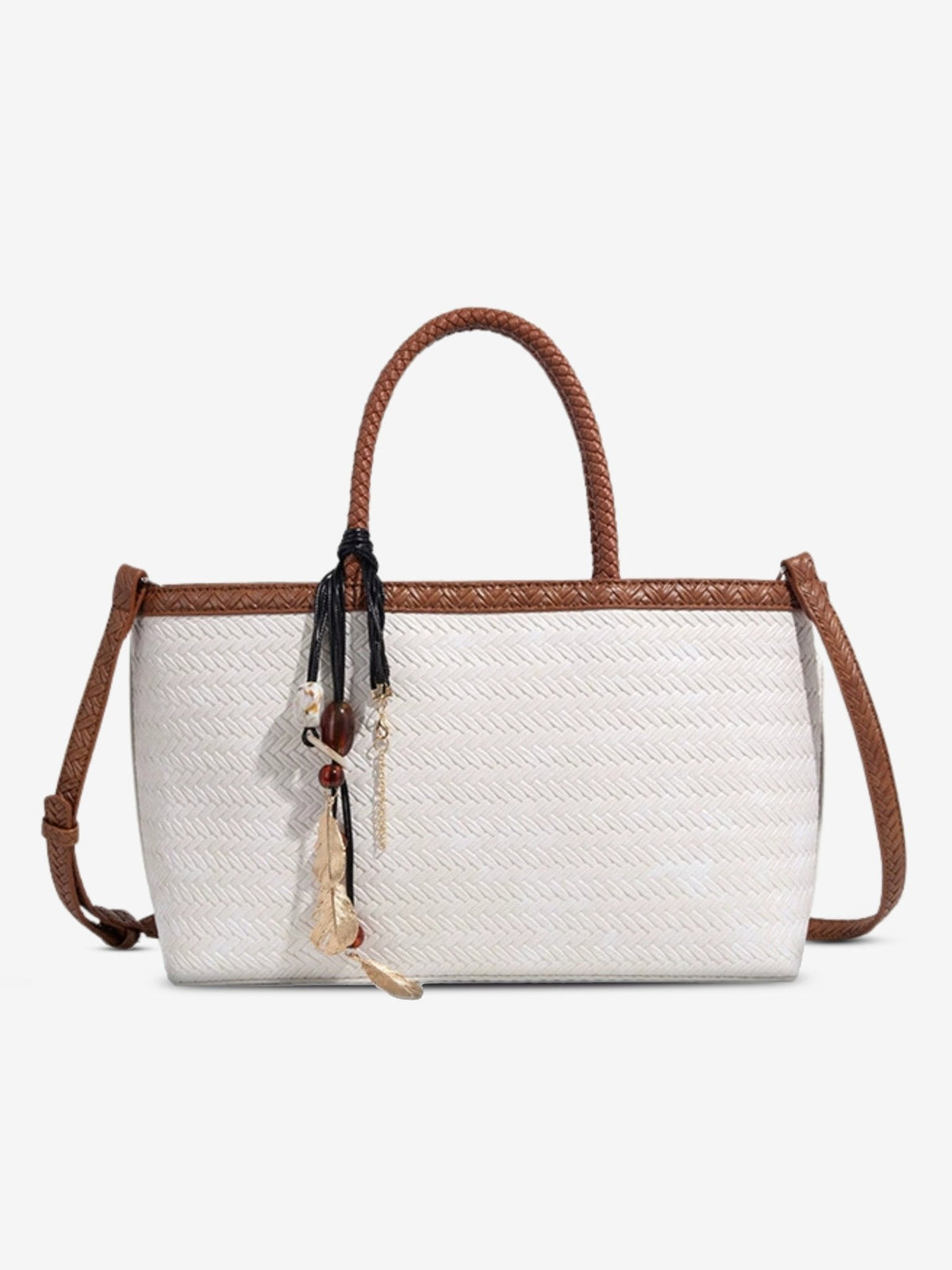 Isla Gevlochten Tote Tas