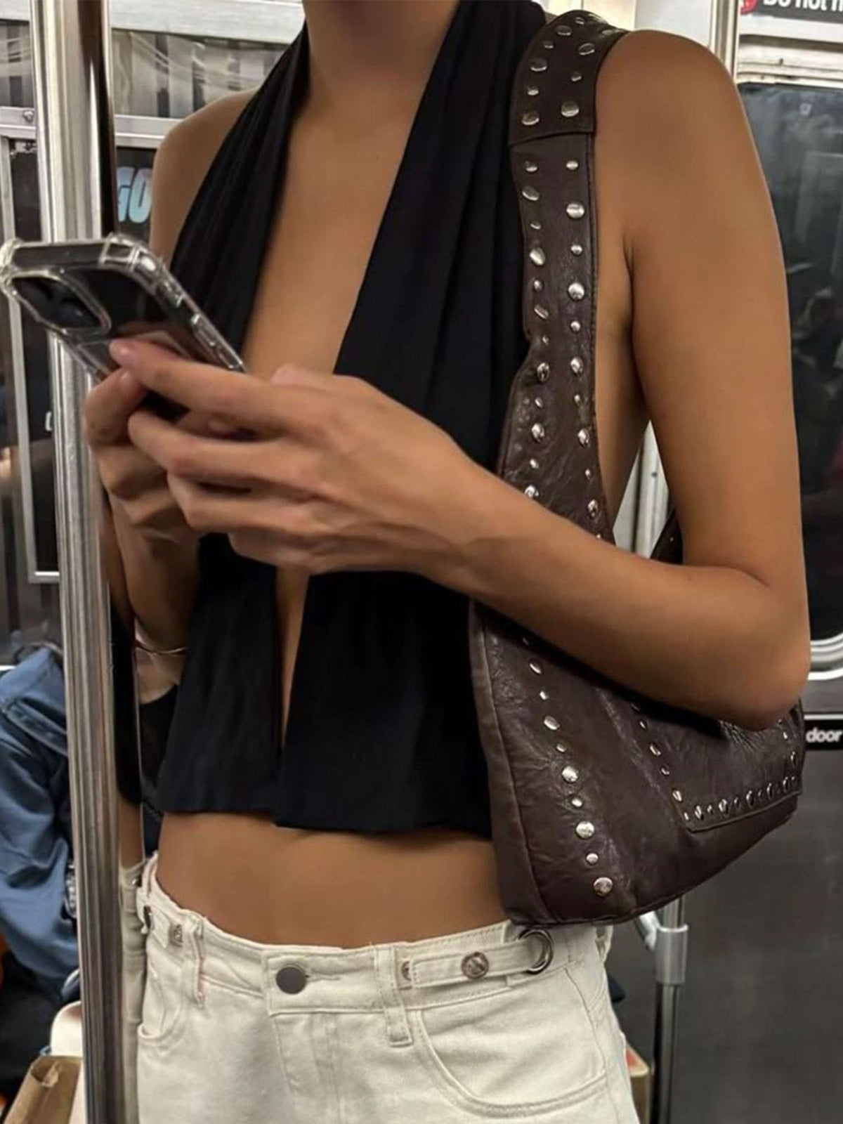 Stefani Studded Tote Tas